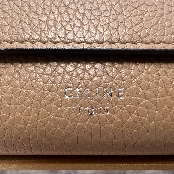 Celine Large Flap Continental Long Double
Snap Trifold Wallet Grained Calfskin - Picture 4 of 14